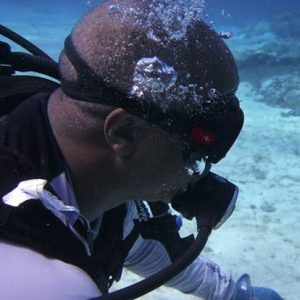 Bostick, 50, now explores the life of a scuba diver with his free time. (PHOTO COURTESY: Harold Leon Bostick)